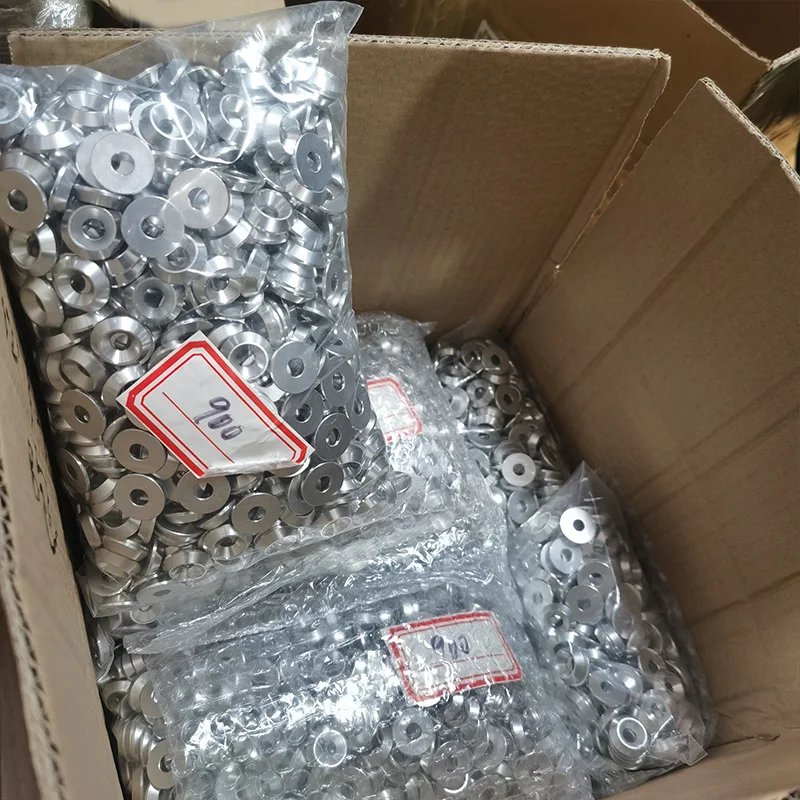 Tap Poly Washers Black Washer M33 Dti Plain Grounding Engraving Braided Retainer Anonized Bakelite aluminum Wasers Thrust 90