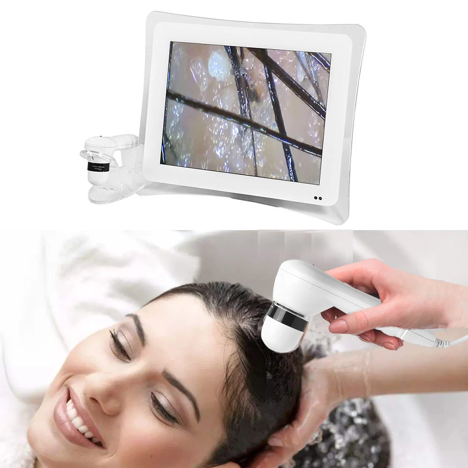 Portable 11/15-inch Skin Analysis Machine Smart 3D Auto Hair Scalp Analysis Facial Skin Analyzer With High-Definition Detector