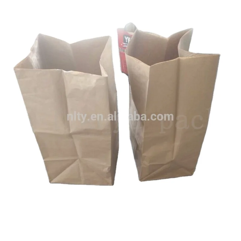 multiwall paper bag 2~3 ply paper sacks for chemical powder food animal feed agriculture usage bean corn seed