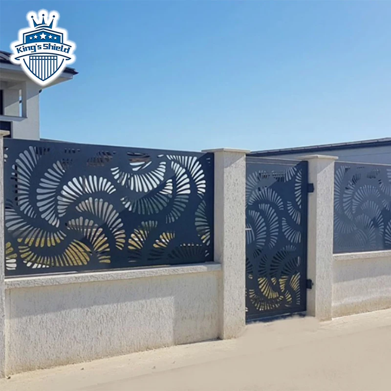 High Security Custom Automatic Aluminum Gate Automatic Gate Solutions Industrial Residential Smart Aluminum Door gates for house