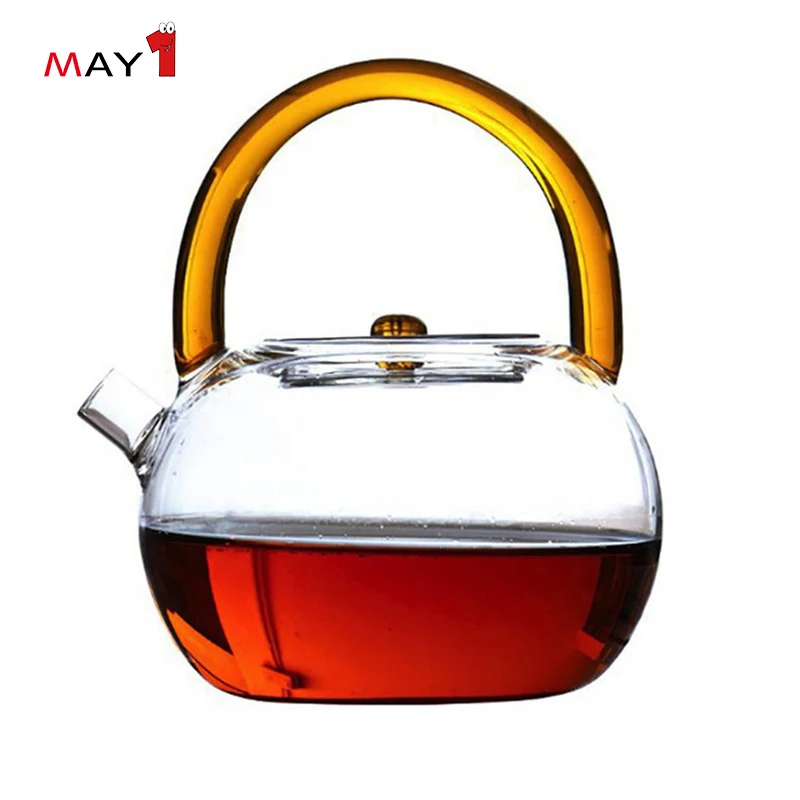 
Thickened Heat Resistant Glass Boiling Electric Pottery Stove Teapot 