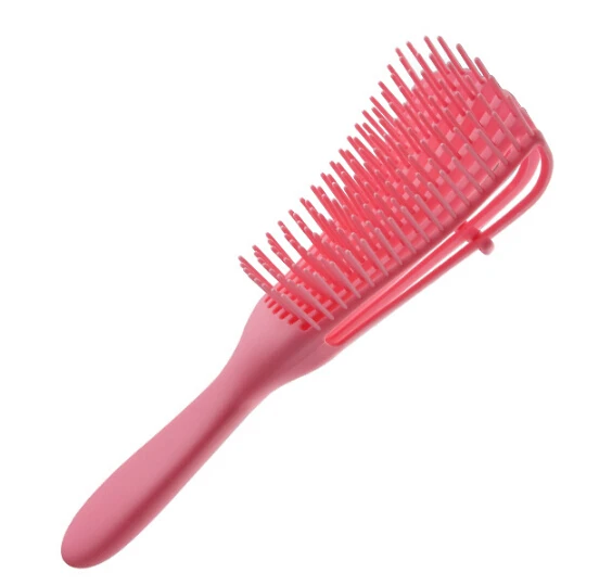 Wholesale custom logo products eight rows detangling massage detangle hair brush for curly hair