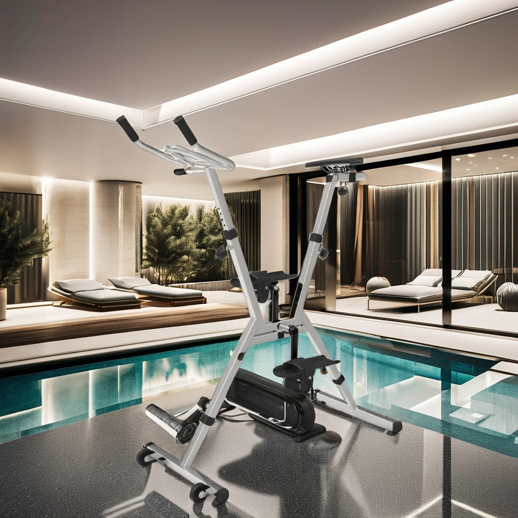 Stainless Steel 316 Pool Water Bike Underwater Fitness Bike for Pool Use