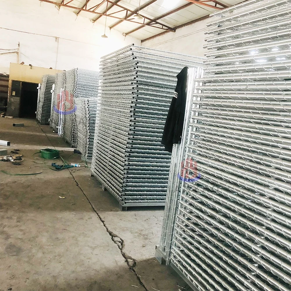 factory wholesale  galvanized 6x10  american removable temporary chain link fence panel  outdoor for  construction fence