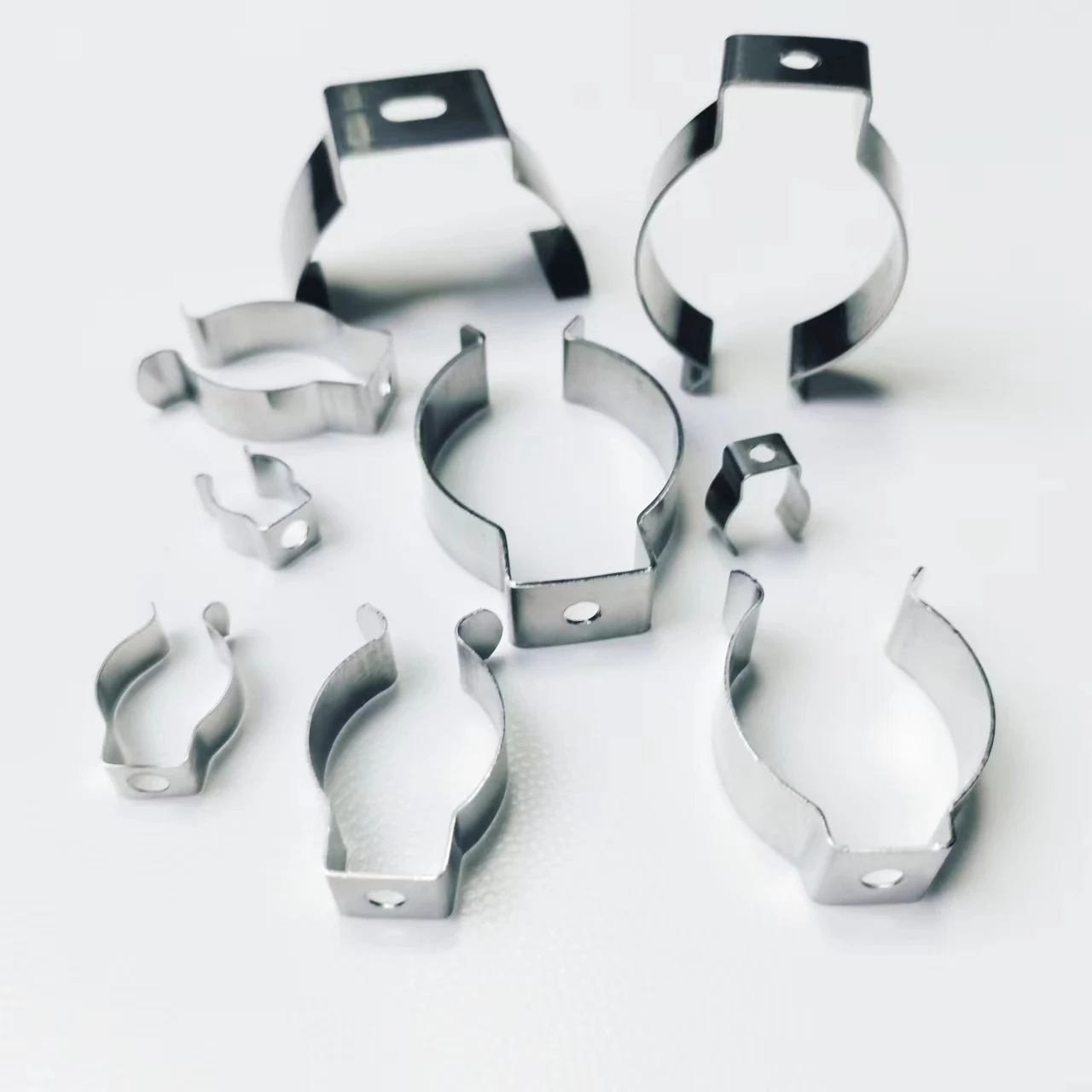 LED Lamp Clamp Clip Fixed Tube Spring Sheet Metal Clamp U Shape Clip Tube Holder Clips Fixed LED Tube Spring Sheet for downlight