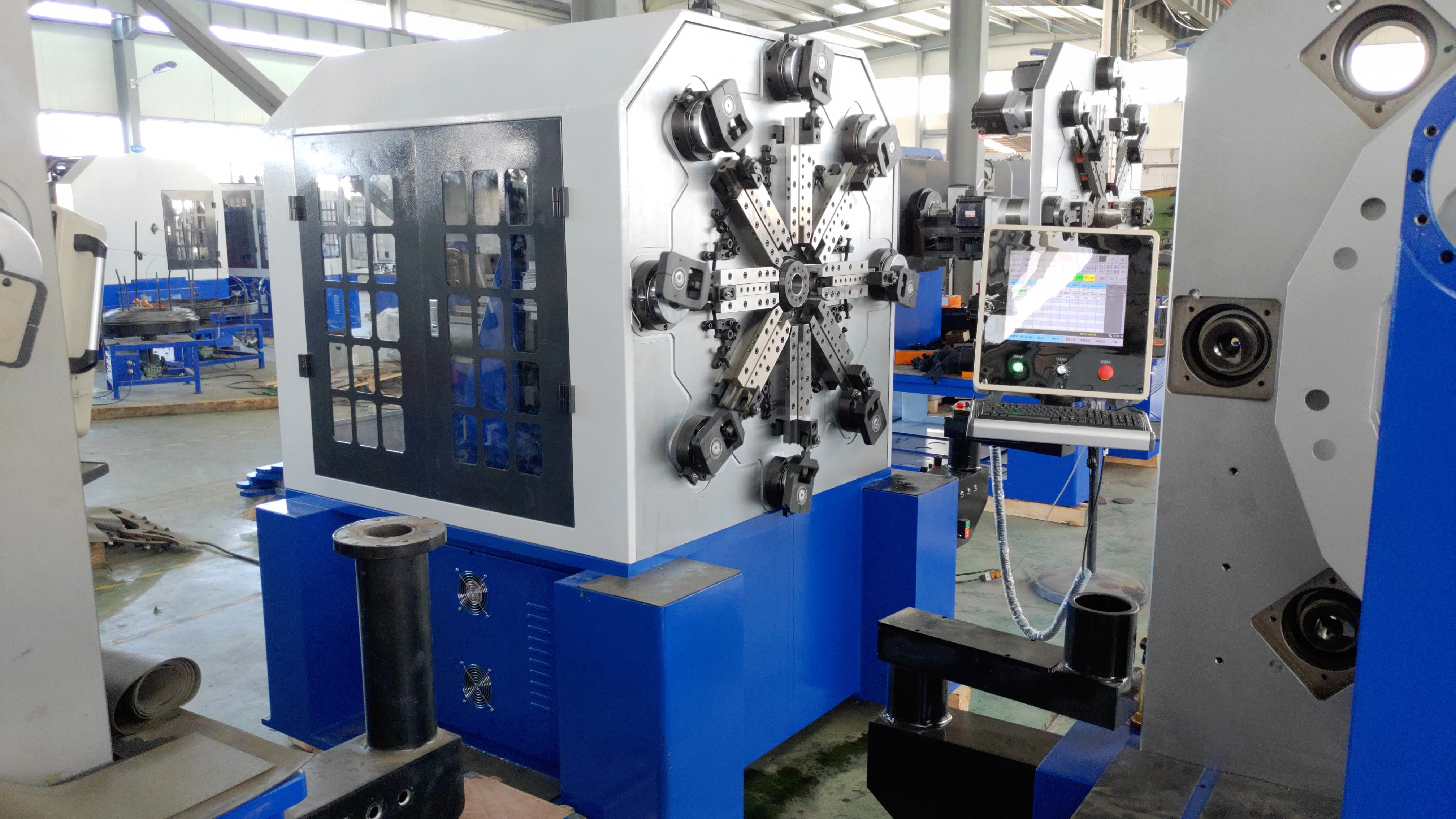 YF brand CNC-1240 S-shape Zig Zag Spring Forming Machine