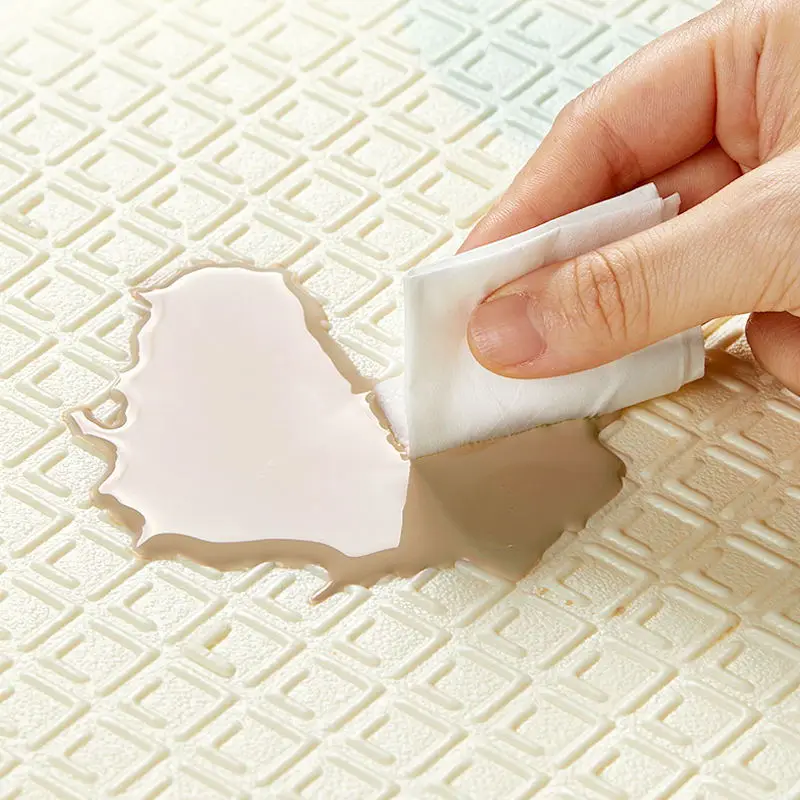 non-toxic folding kids portable cartoon printed mat xpe foam crawling baby foldable play mat XPE mat