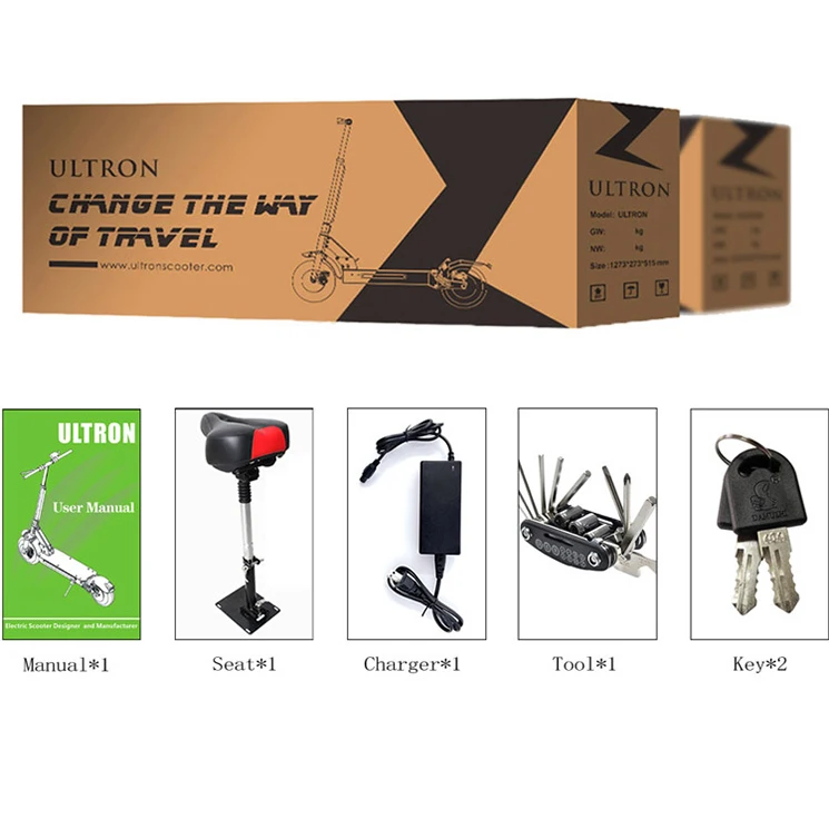 
2020 Hot Selling Ultron T128 Two Wheels Stand Up Cool Sport 3200W Electric Motorcycles 11 Inch With Fat Tire For Adults 