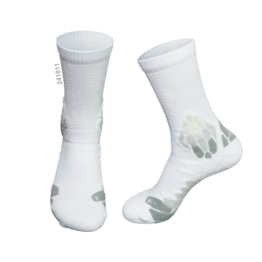 Akilex Customized Football Anti slip Pair Grip Distribution Sports Cotton Football Socks Anti slip Unisex Sports Socks