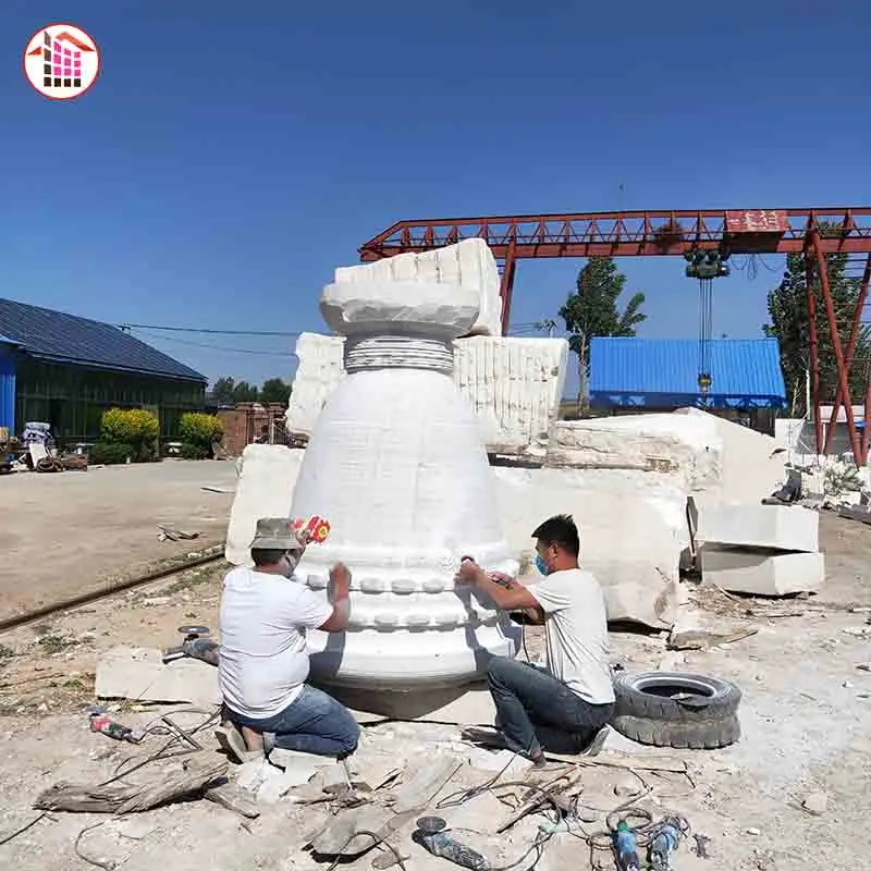 Premium Customized Garden Column Flower Pots Designs Granite or Marble Stone Garden Decoration Used with Flower/green Plant