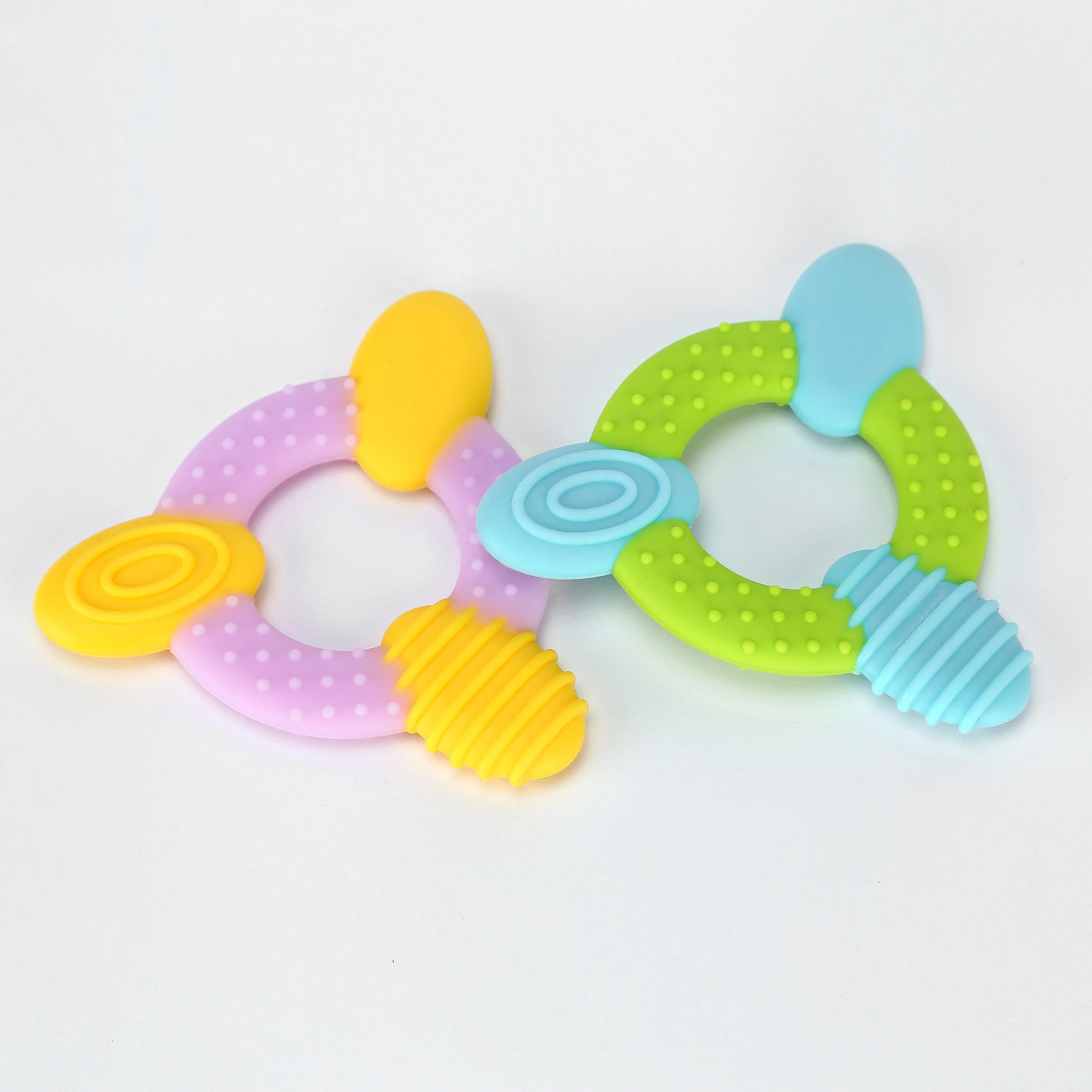 High-end design food grade soft massage gums -baby silicone teether newborn BPA free teether
