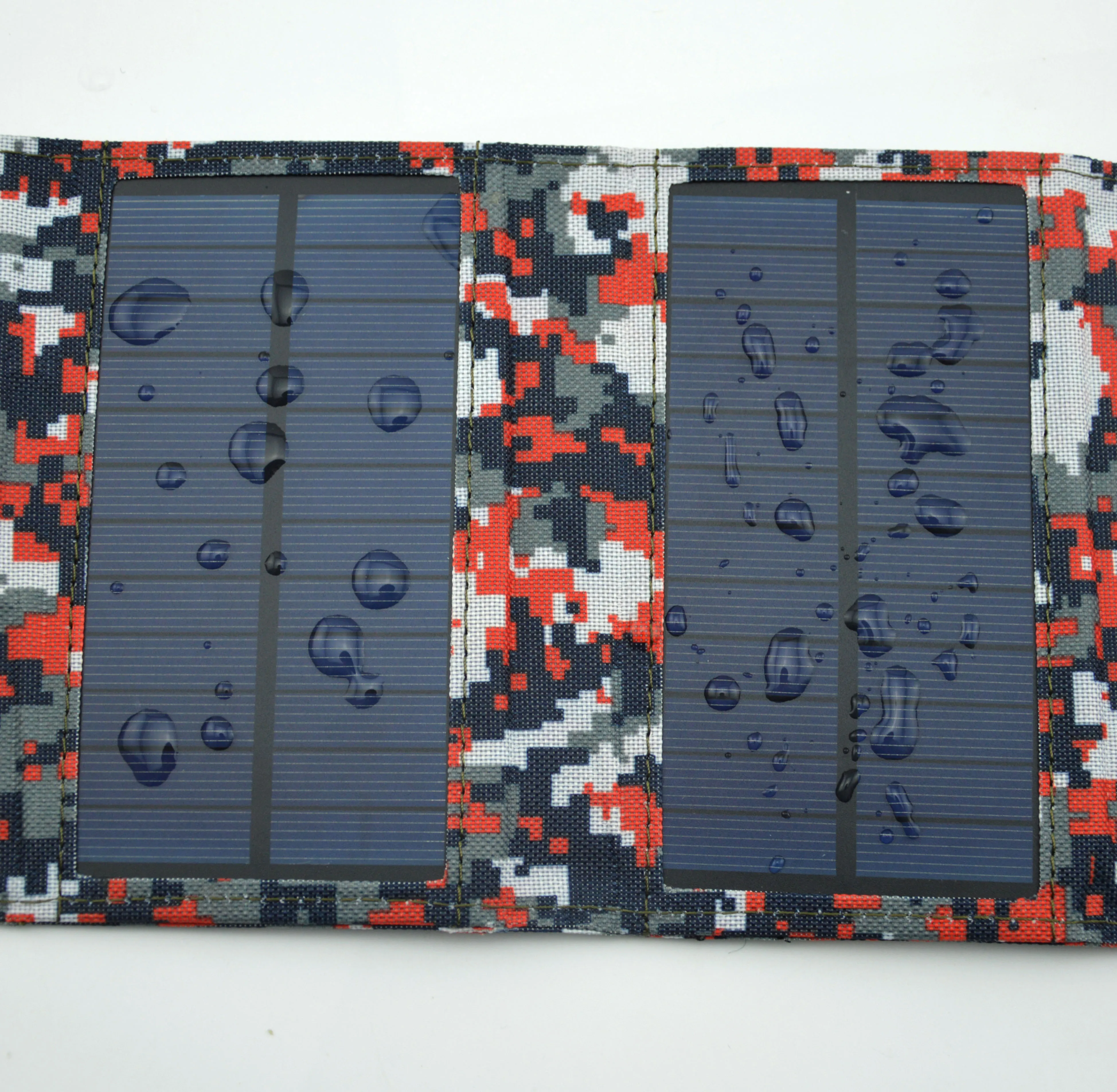 100% charging by sunlight  portable solar  charger water resistance  cell phone charger  9W foldable solar charger power bank