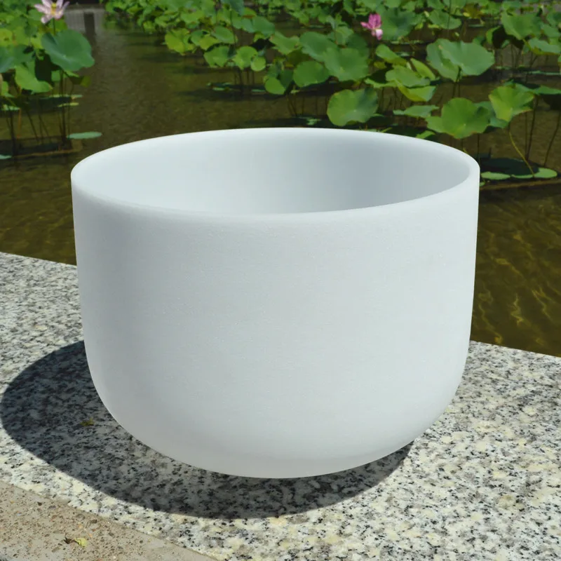 High Quality Frosted Crystal Singing Bowl Set