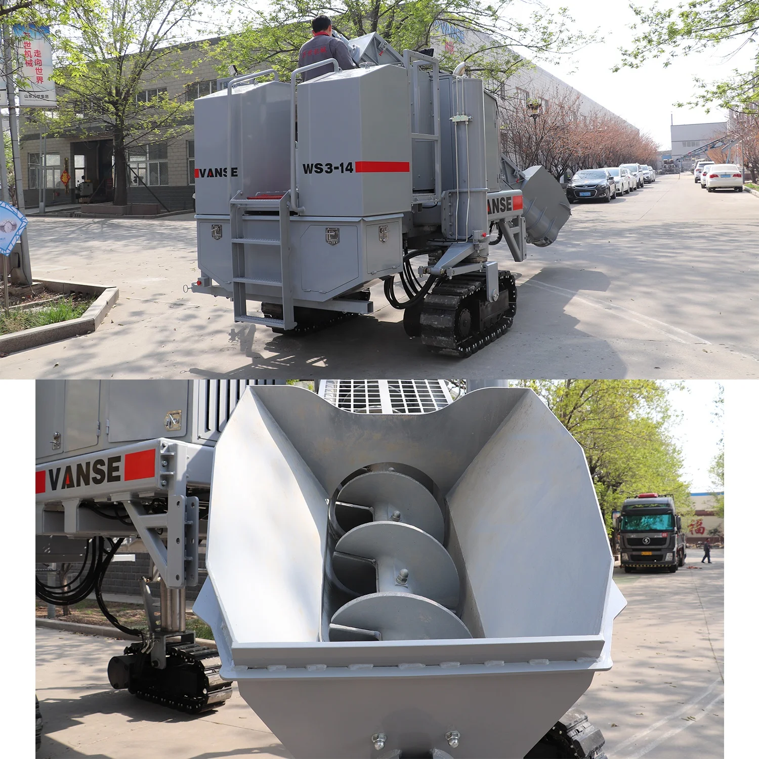 Commercial Fixed Slipform Paver Concrete Curb Channel Lining Slipform Machine Concrete Curb Machine Rental Near Me