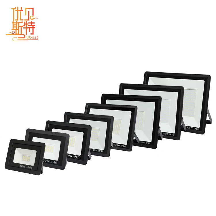 Youbeisite New Design Aluminum IP66 Waterproof 10 20 30 50 100 150 200 300 400 W LED Flood Lamp