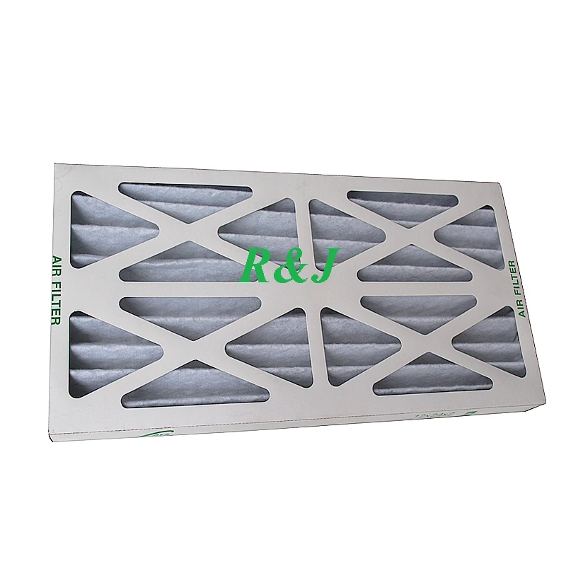 20x25x1 HVAC фильтр картонная плиссированная Панель AC печь предварительный воздушный для вентиляции G4 F5 F6 F7 F8 F9