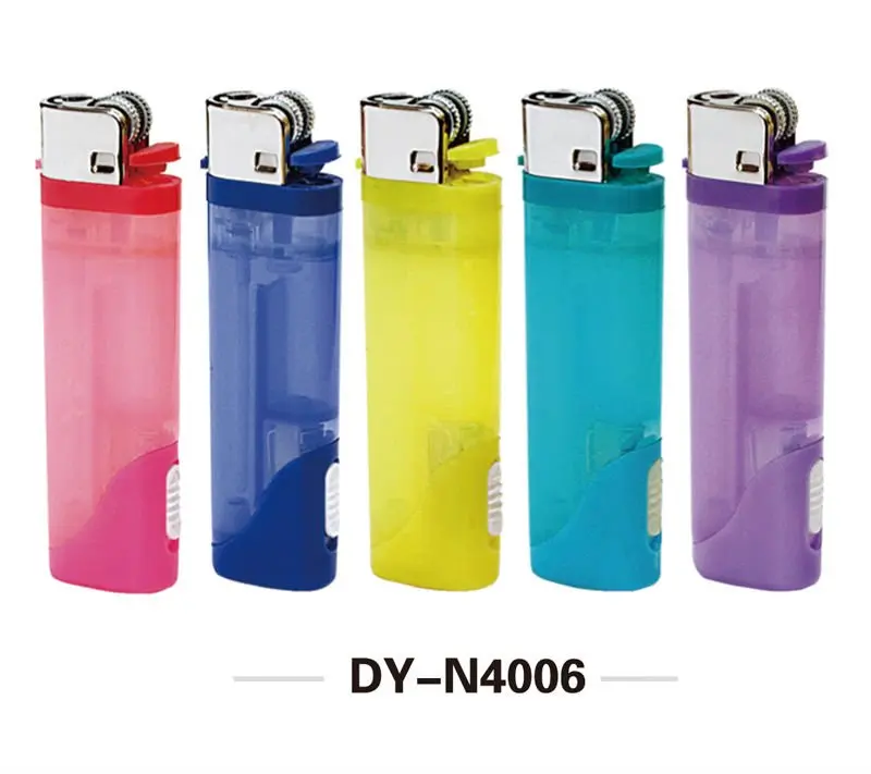 Small Short Disposable Mini Electronic Gas Lighter Classic Design Refillable Metal Flame for Cigarette Smoke BBQ Business Gifts