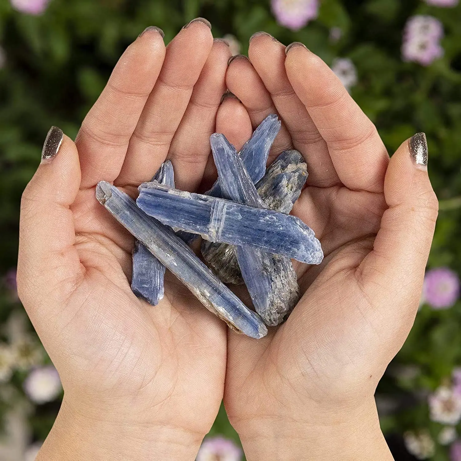 Natural High Energy Reiki Healing Calming Effects  Crystal Kyanite Blade Bundle for Meditation