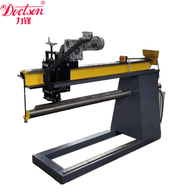 HVAC Round Duct Seam Closing Machine Galvanized Sheet Metal Air Duct Lock Seam Closing Machine