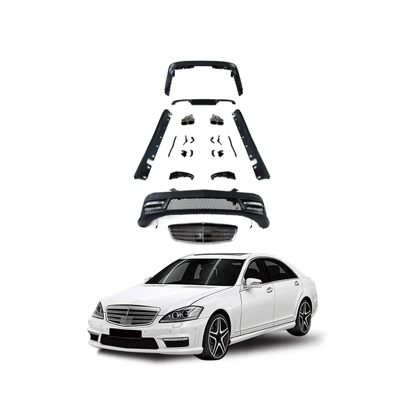 GBT High Quality Fast Shipping upgrade kits w221 amg style body kits for w221 amg s65 facelift for benz s class w221 mercedes s class body kits