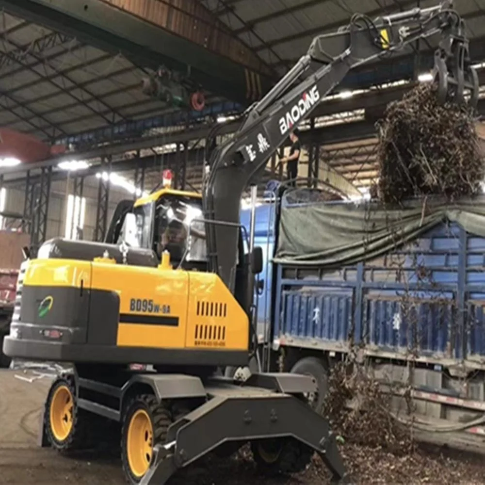 New Scrap Material Handlers Metal Scrap Grab Excavator Handle Scrap Material Handling Excavators