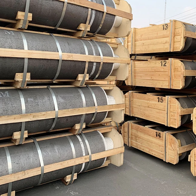 UHP/HP/RP Dia электрод графитовый 200 500 мм rp300 Графитовый Электрод для Eaf