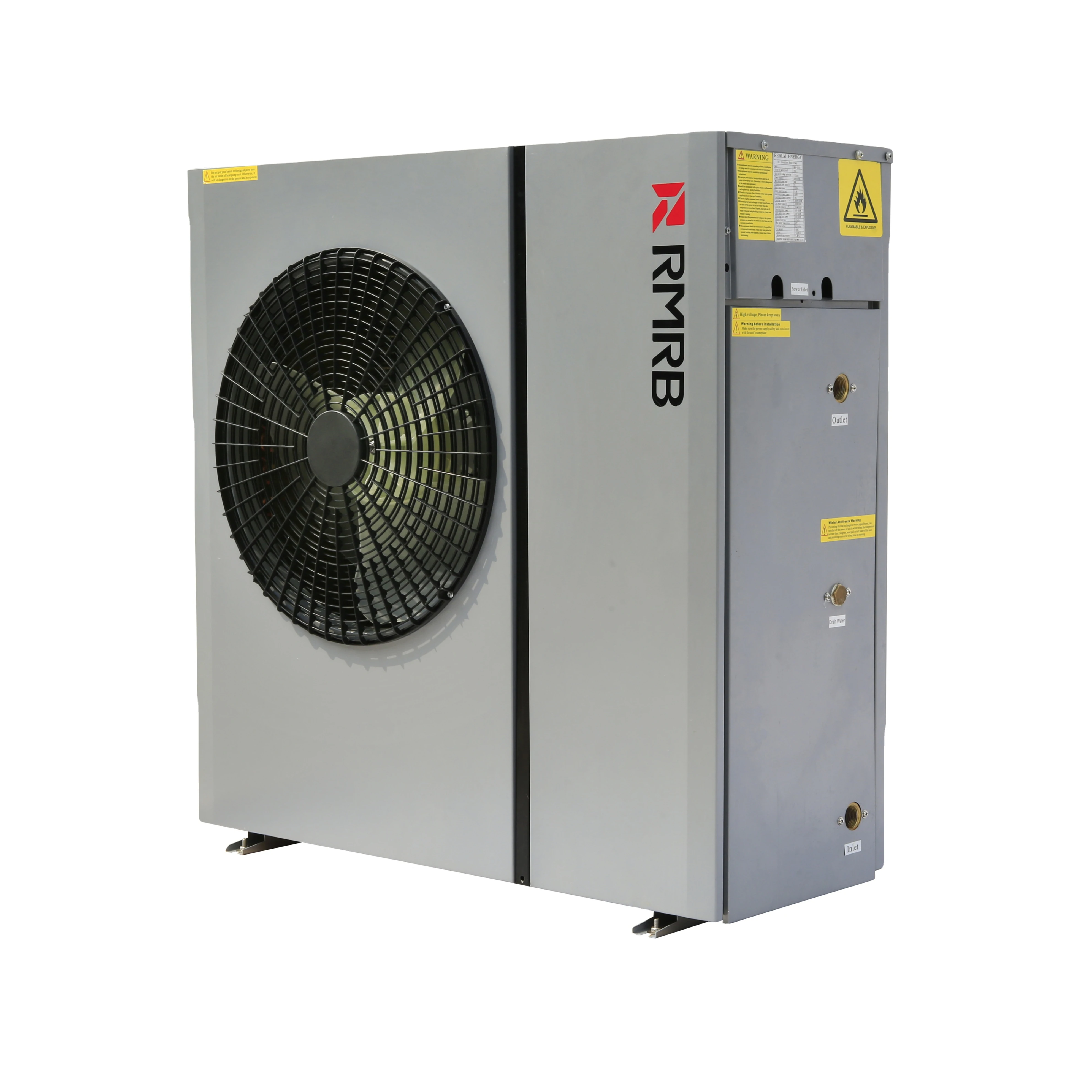 Cheap Prices RMRB New Energy Monoblock 8.2kW Inverter Water Heater Air to Water Heat Pump for Hotel