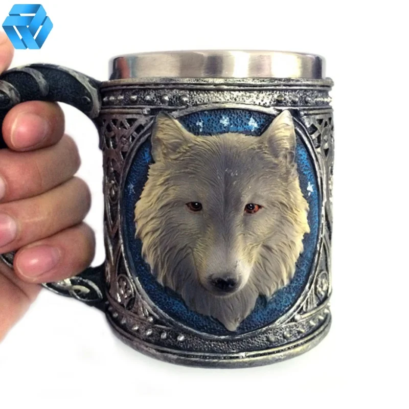 Праздничные подарки на Хэллоуин 3D чашка-скелет для Хэллоуина креативная уникальная кружка из нержавеющей стали пива кофе смолы