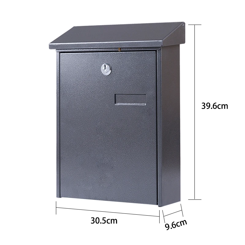 Производство, настенное крепление, водонепроницаемая почтовая коробка, наружная металлическая почтовая коробка