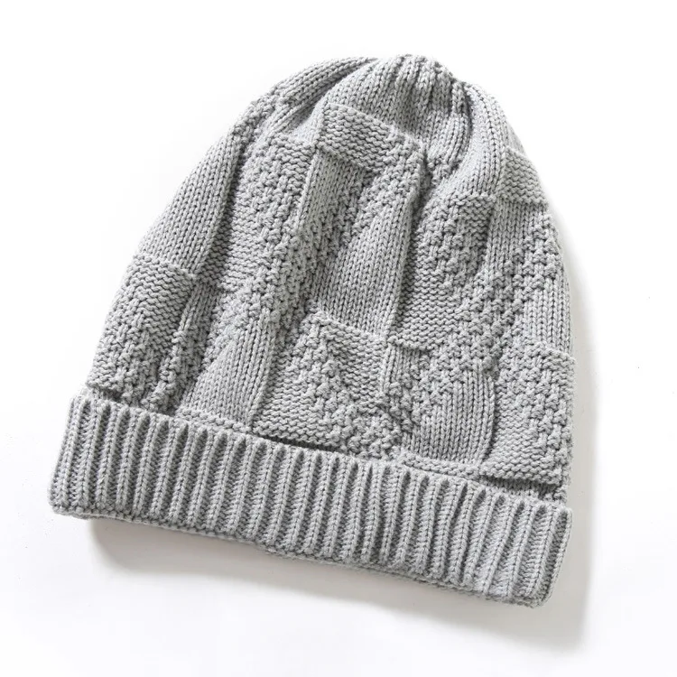 Langqin Unisex Knit Beanie Hat Cuffed Beanies for Men and Women Warm Winter Hat Ski Hats Cap