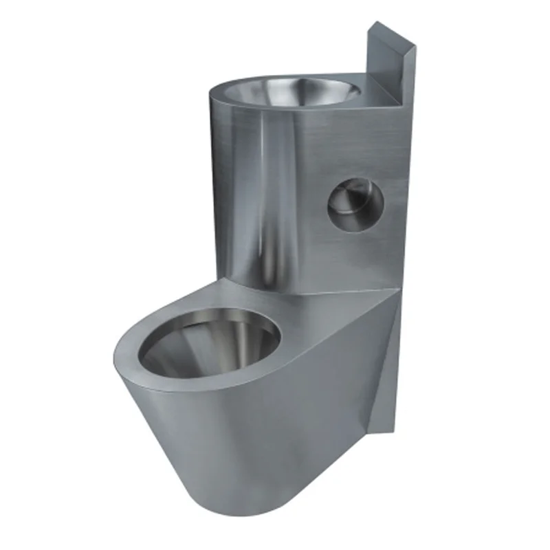 bowl  pissing wc toilet stainless steel prison wall mounted combination toilet
