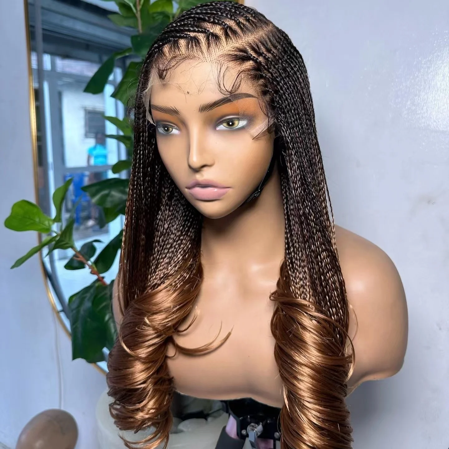 ocean wave passion pre loop curls clips vixen butterfly yanky twist braids extension human hair faux locs crochet hair