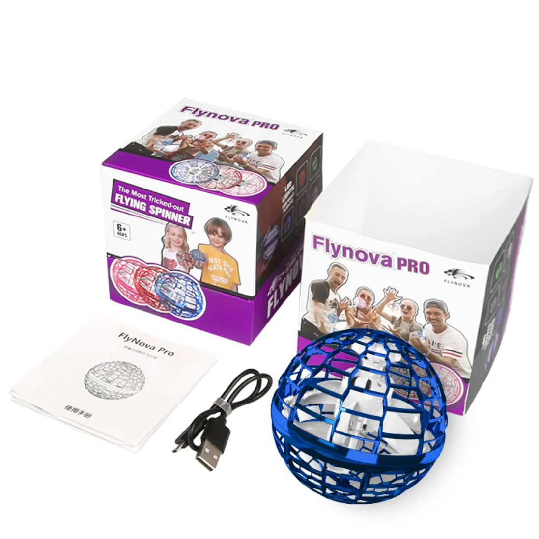 Новинка Flynova Pro мини летающий Спиннер игрушка полет гироскоп игрушки для снятия стресса и тревоги Бумеранг Спиннер