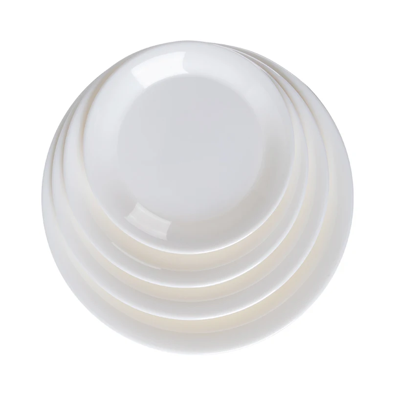 Dinnerware Supplier Smooth Surface Dinner Plates Eco-friendly Tableware Factory Soup 100% Melamine Ware Plate