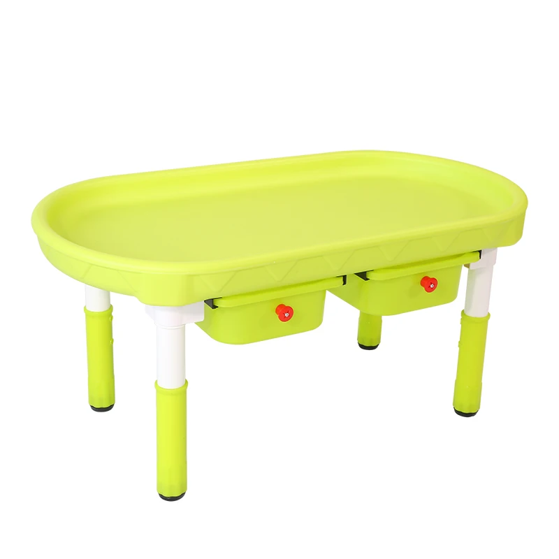 sand table water High quality school plastic waterproof sand and water play table beach toys table