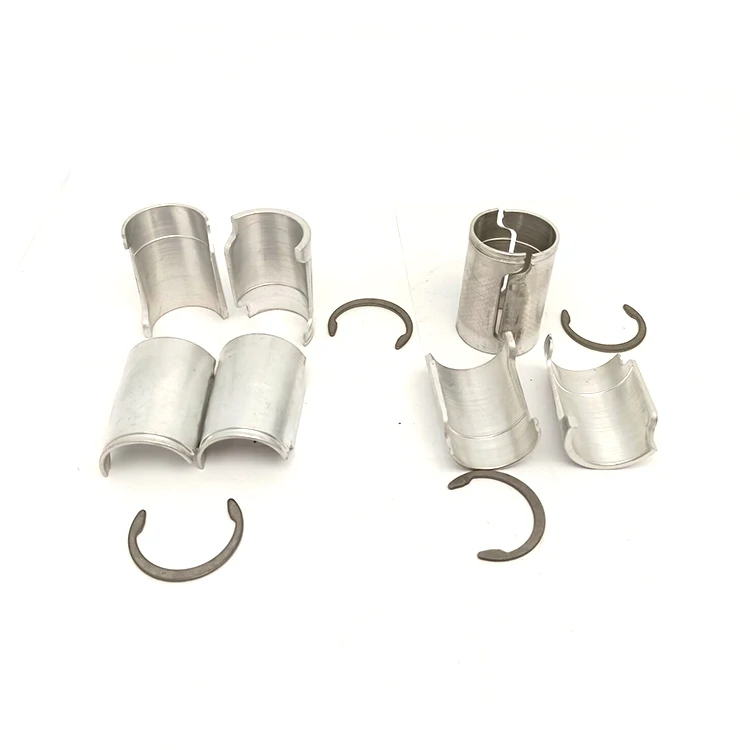 Factory Direct High Accurate Wire Shelving Accessories Aluminum Split Sleeves For Shelves Electric Conduction