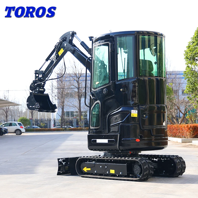 FREE SHIPPING mini excavator Crawler Track Hoe Hole Digging Mini Excavators Price For Rubber Tracks