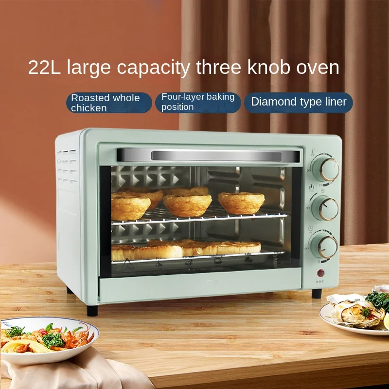 Electric Vven Hot Selling 22L Timing Multi Purpose UK Standard Electrical Oven Baking Oven Smokeless Forno Tabletop Oven