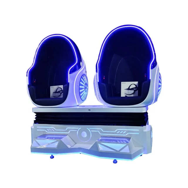 9D 2-Seat VR Motion Cinema Simulator Virtual Reality Gaming Machine Home Public Airport Playhouse Use Durable Metal Fiberglass