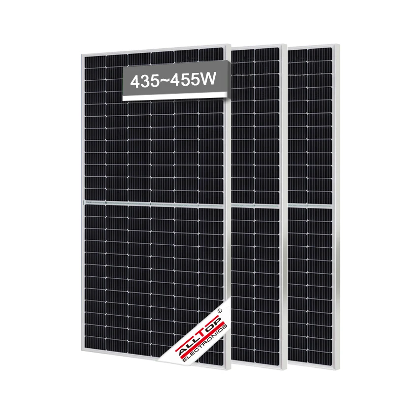 
ALLTOP Production Line Polycrystalline Mono 5bb 435 440 445 450 455 W Solar Battery Solar Panel Price 