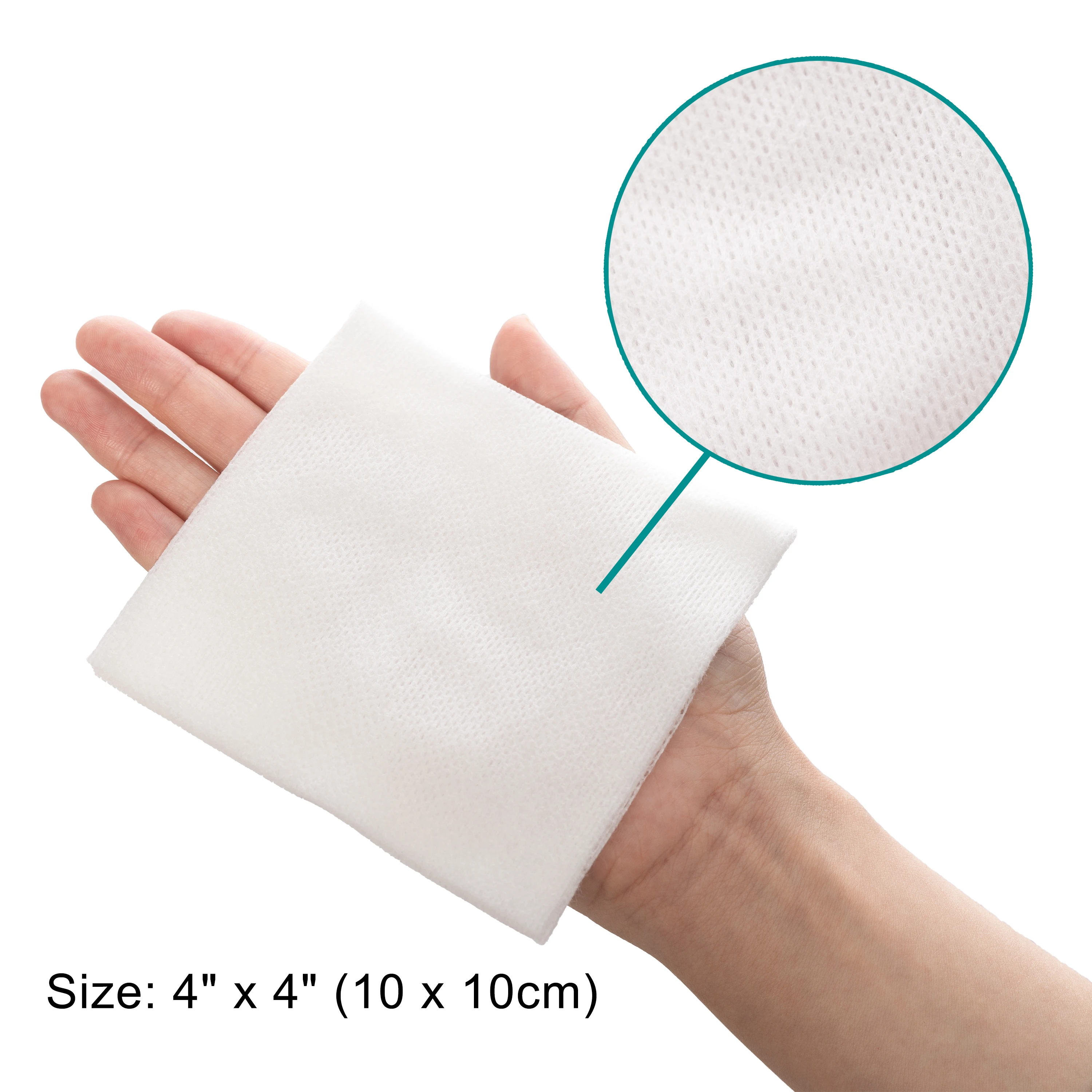 factory cheap price medical compresses sterile disposable wound pad swab non woven gauze swab