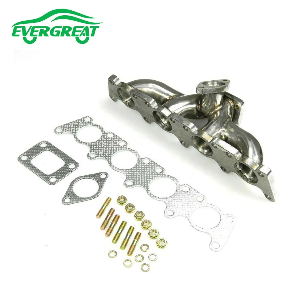 Great High Flow Stainless Steel T25 T3 Flange Turbo Exhaust Manifold for VW Skoda Seat Audi 1.8T K03 K04 Turbo Charger