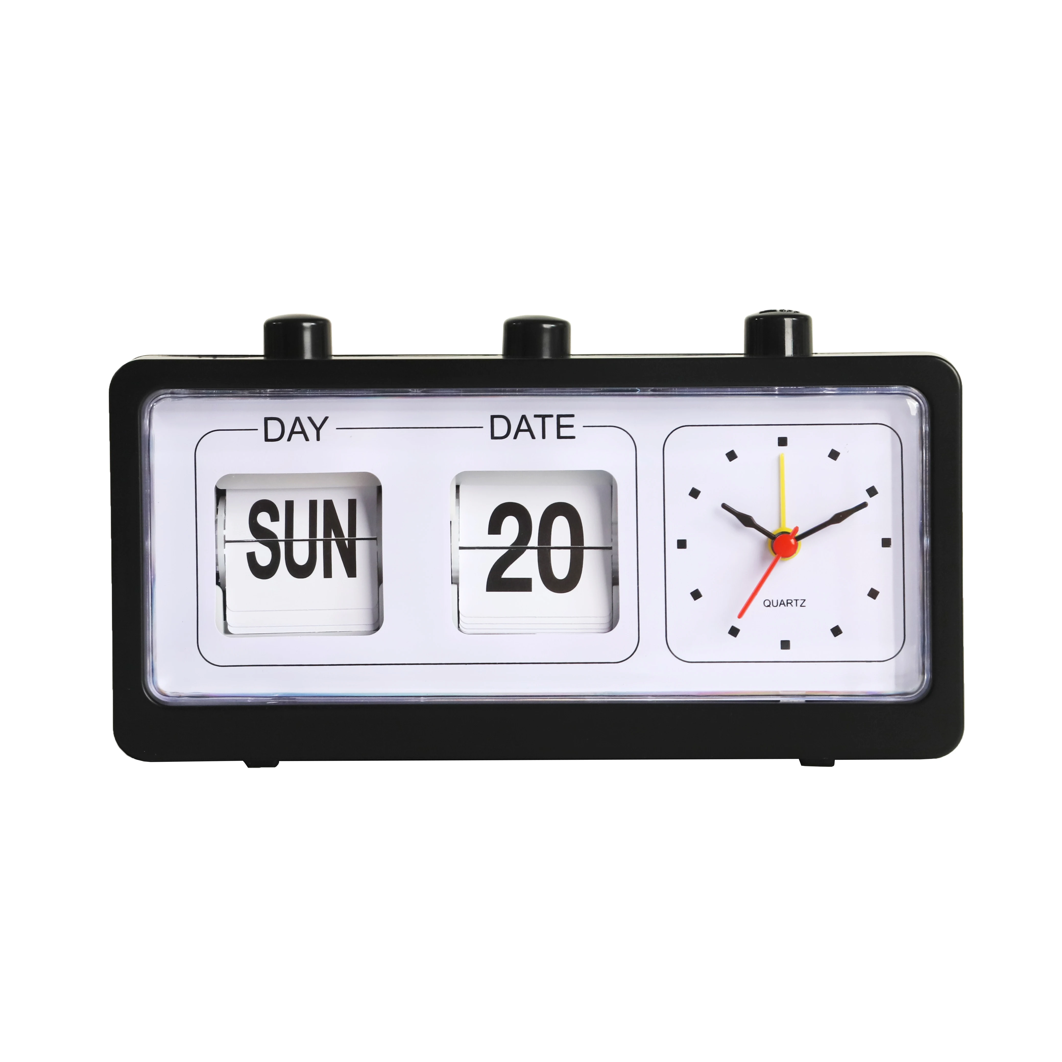 Mechanical Automatic Page Turning Clock Large Desk Clock Digital Retro Auto Flip Clock