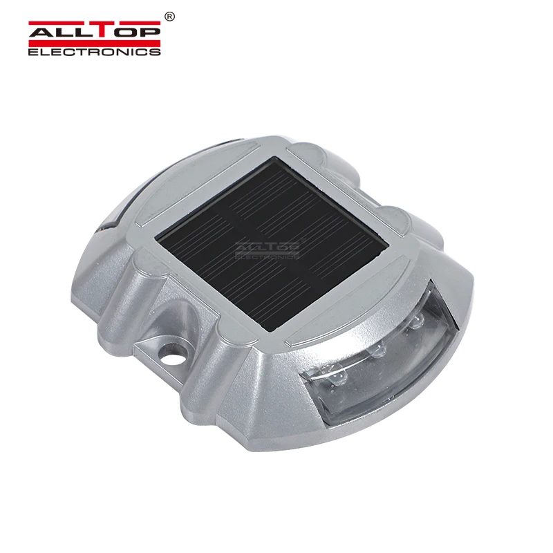ALLTOP High Quality Aluminum Pc Solar Powered Outdoor Ip65 Waterproof Road Stud Led