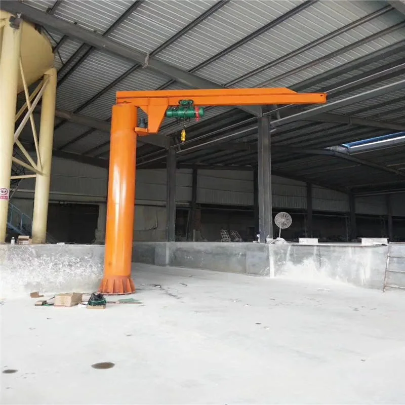 Best price Wholesale BZD model manual rotation column mounted floor Jib Crane with hoist