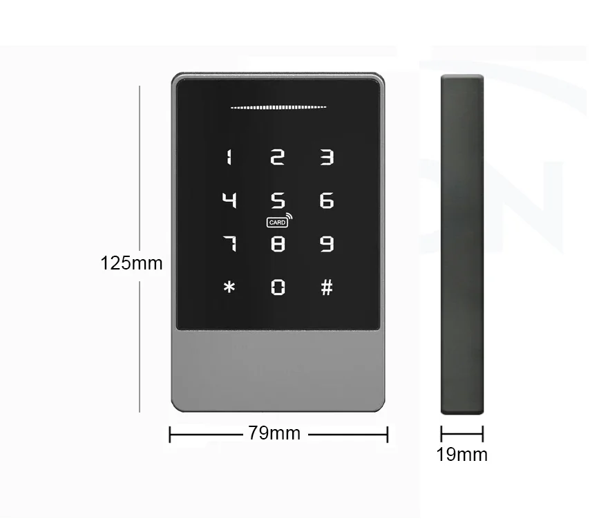 Уличная водонепроницаемая система контроля доступа к двери с Bluetooth, биометрическая Wi-Fi клавиатура с контролем доступа по отпечатку пальца, с приложением TTLock