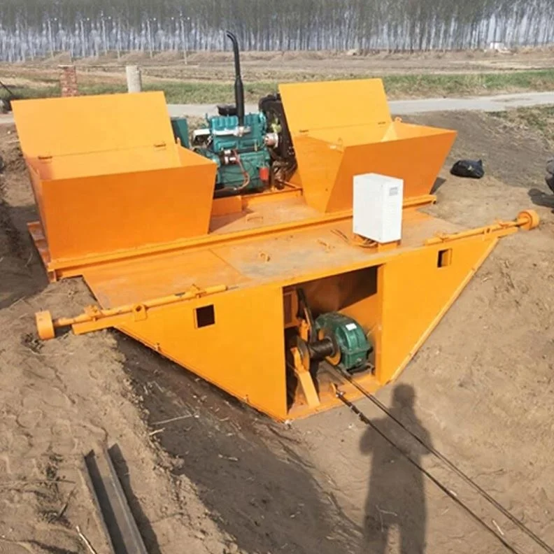 U Shape Concrete Canal Forming Machine Irrigation Canal Machine Water Cement Ditch Forming Machine