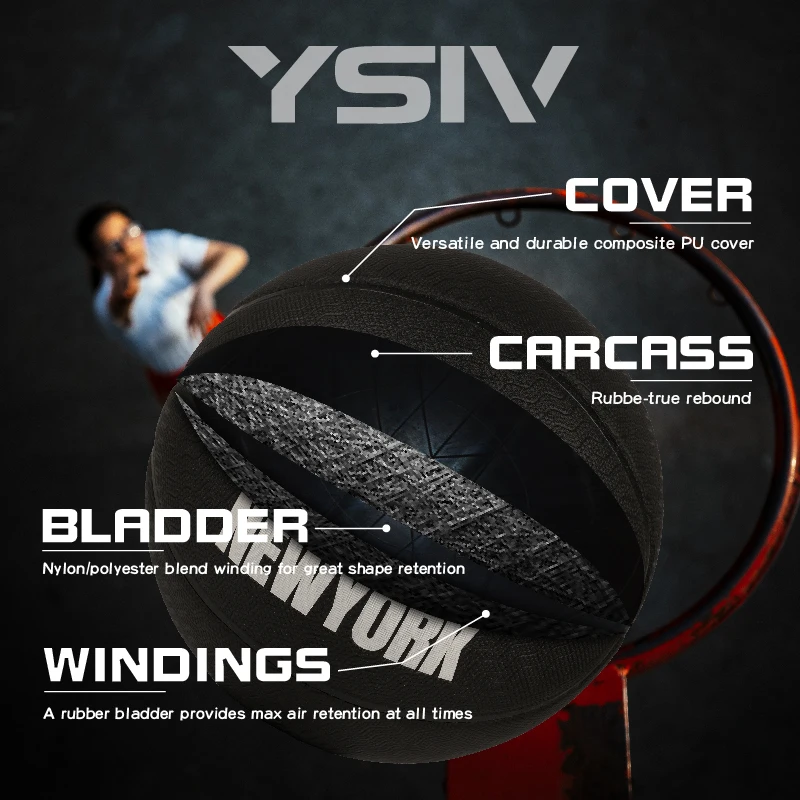 High Quality Designer Basketball Size 7 Custom PU Leather Graffiti Design with Options for Adults from Manufacturers