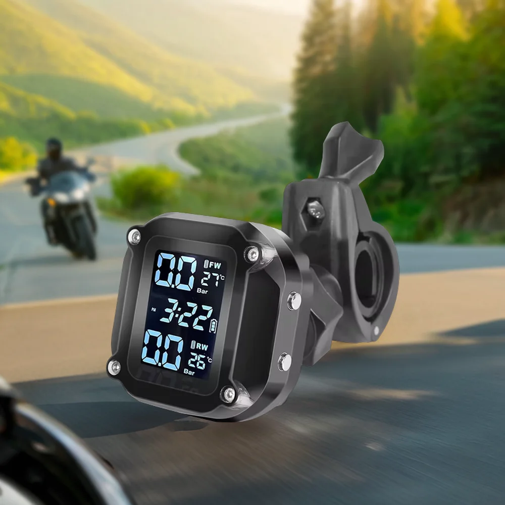 Digital Motorcycle TPMS Sensor Tire Pressure Tyre Monitor for Motorbike