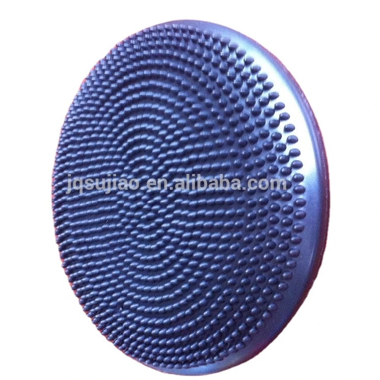 Wholesale customized inflatable spiky massage mat yoga air stability pad pvc massage exercise balance pad